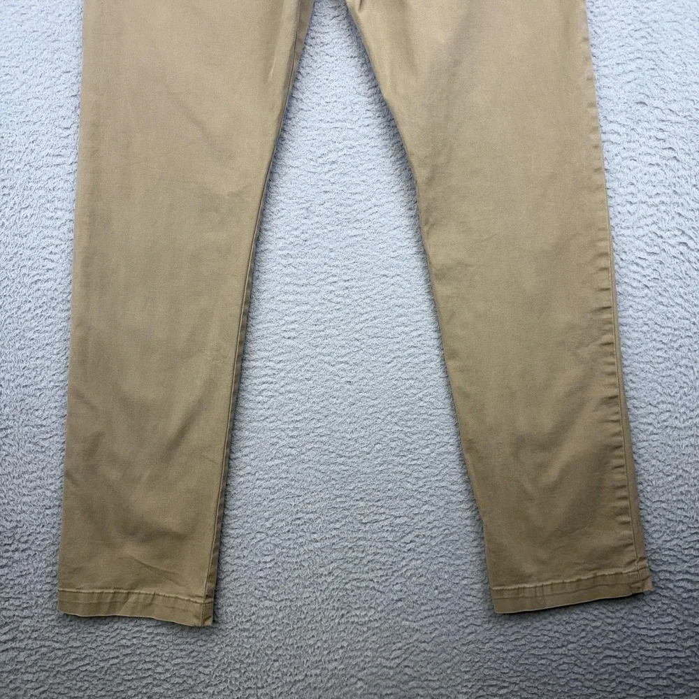 Banana Republic Pants Mens 35x32‎ Beige Fulton Skinny Chino Casual **34X31**